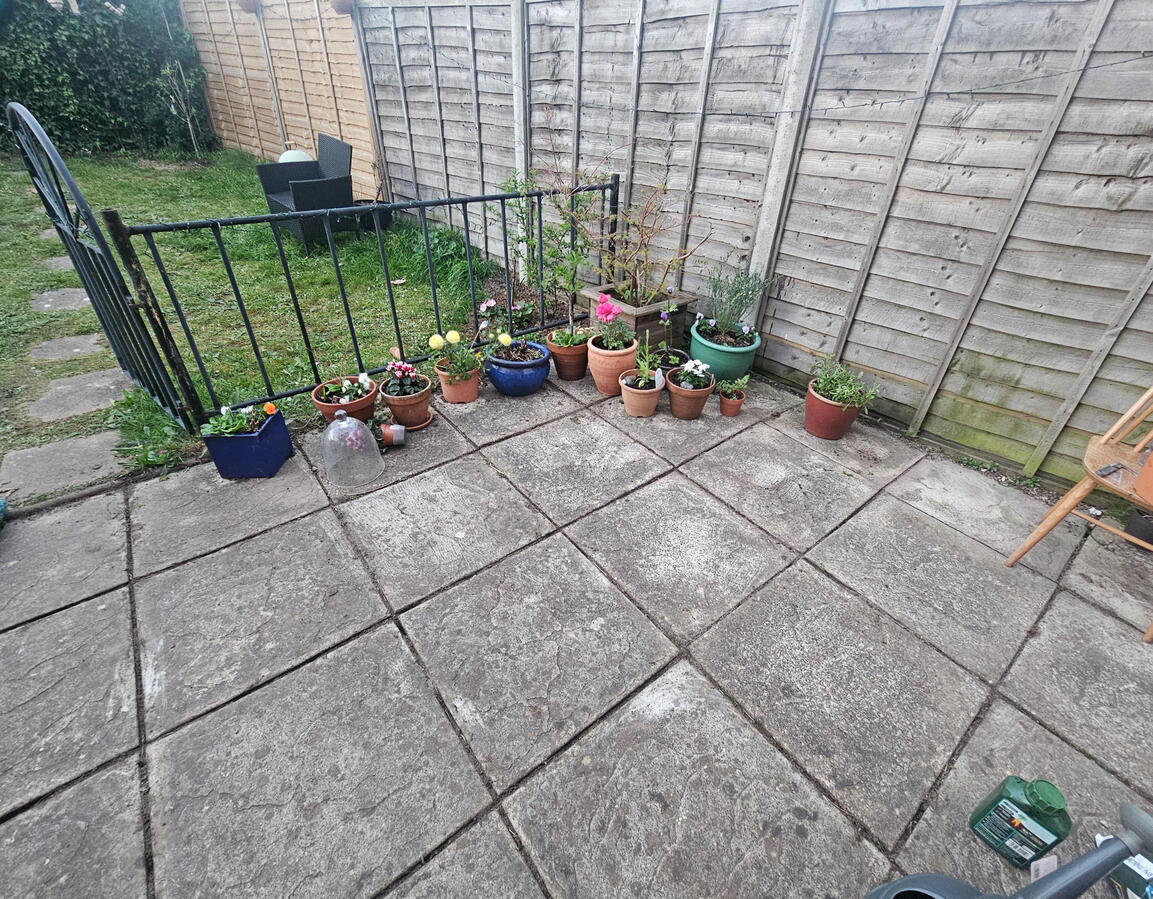 Patio after